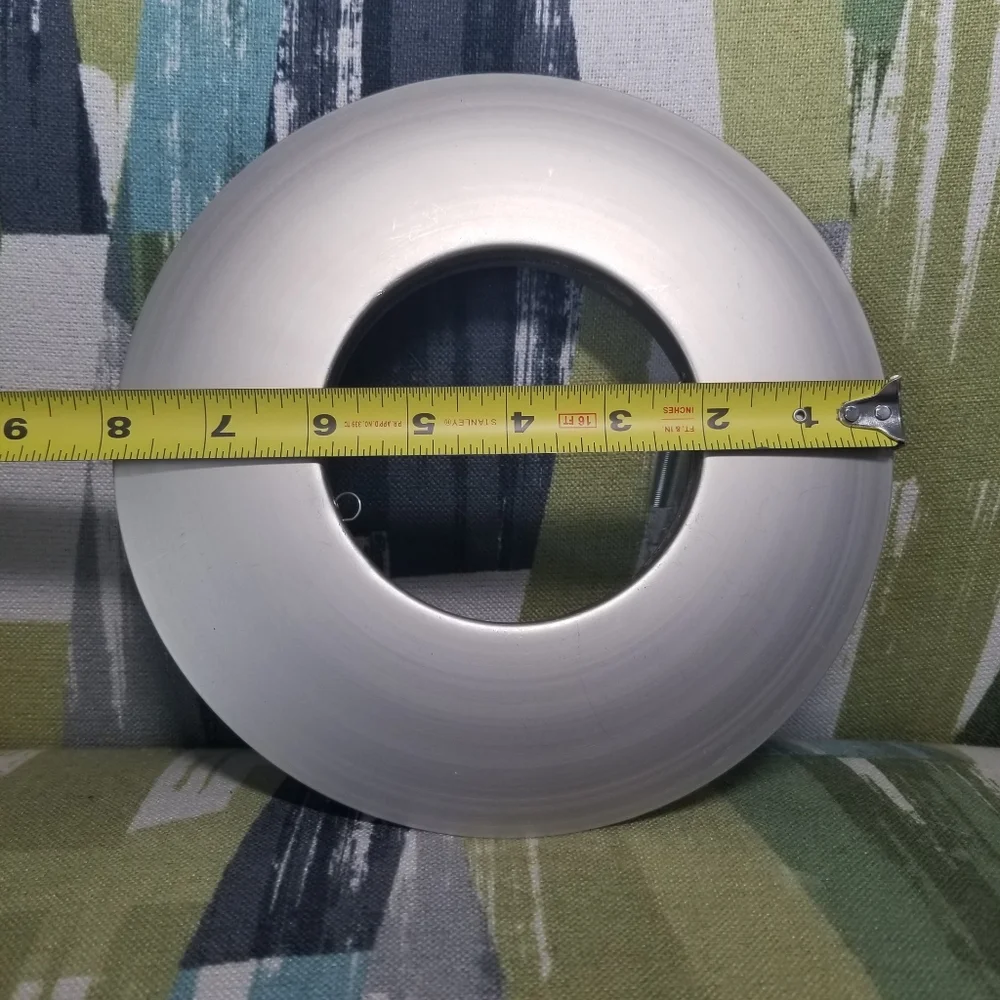 4in Recessed Luminaire Trim Ring Ceiling Light Can Light Fixture Trim In Satin N